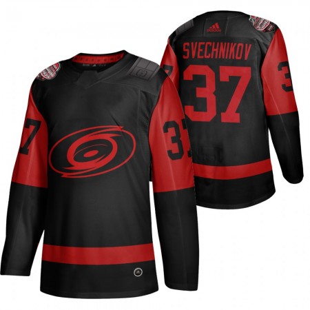 Mænd NHL Carolina Hurricanes Trøje Andrei Svechnikov 37 Adidas 2021 Stadium Series Authentic